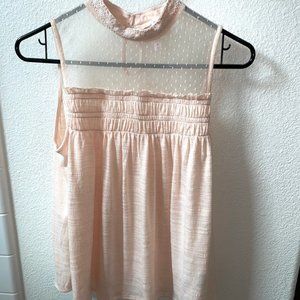 xhilaration light pink tank top
